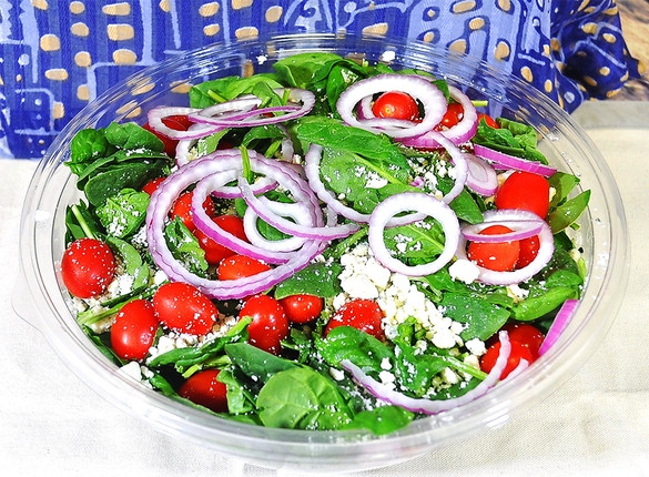 Baby Spinach Salad - Small - Item # 1170 - Dave's Fresh Marketplace Catering RI